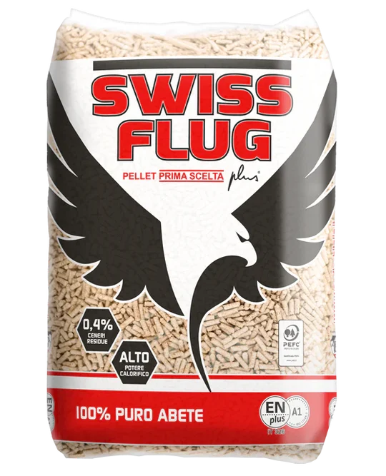 Pellet Swiss Flug ENplus A1 70 sacchi da 15 kg